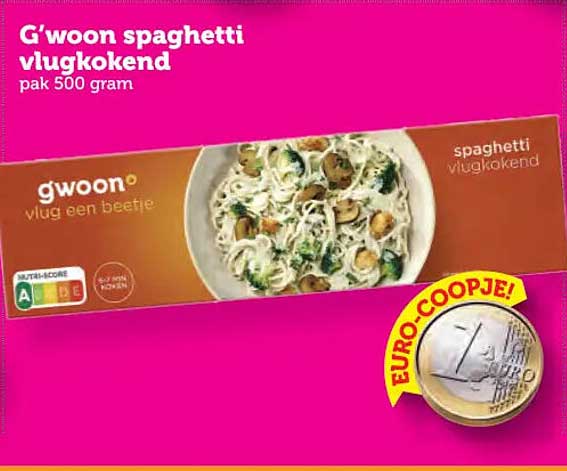 G'woon spaghetti vlugkokend pak 500 gram