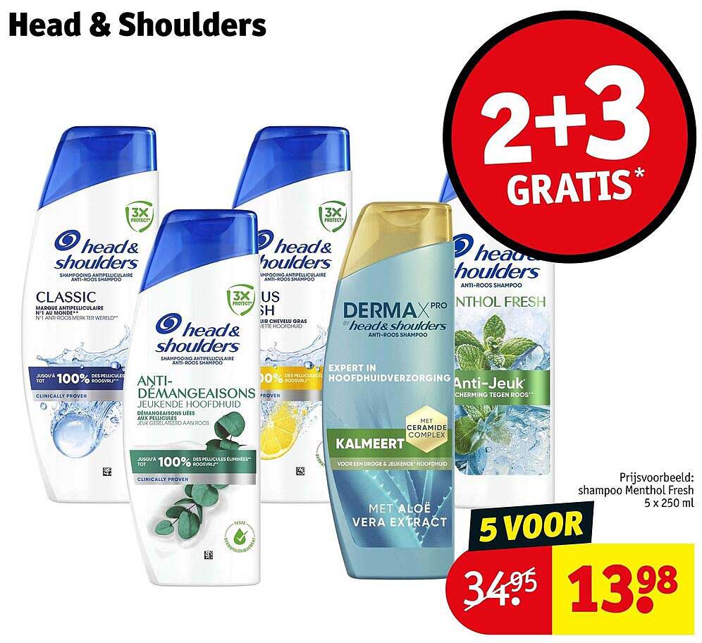 Head & Shoulders 2+3 GRATIS*