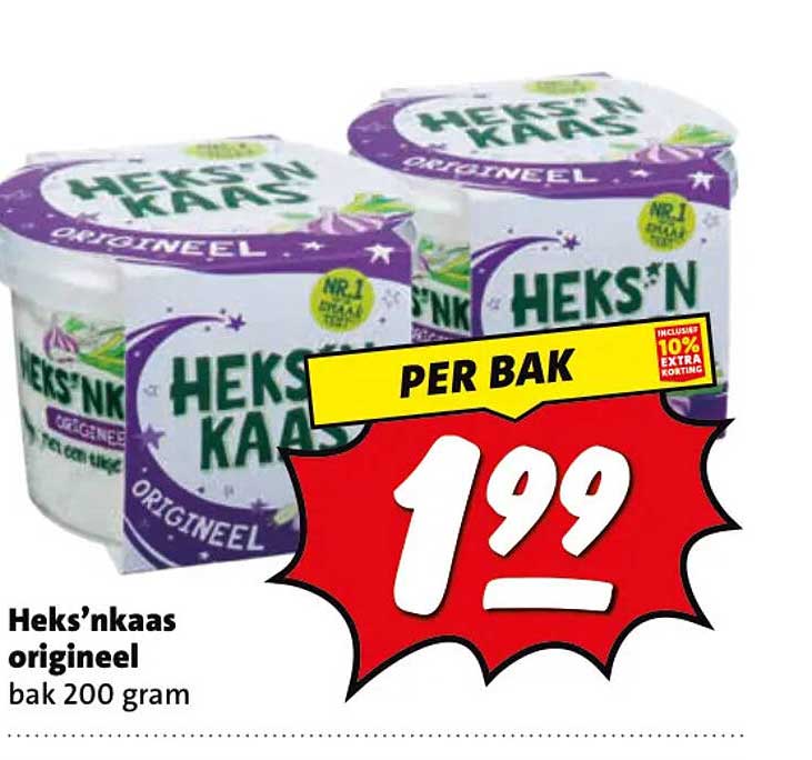 Heks’nkaas origineel bak 200 gram
