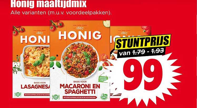 Honig maaltijdmix