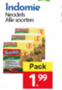 Indomie Noedels Alle soorten Pack