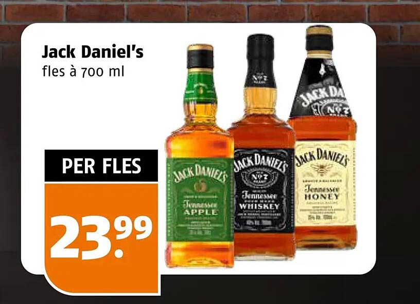 Jack Daniel's fles à 700 ml