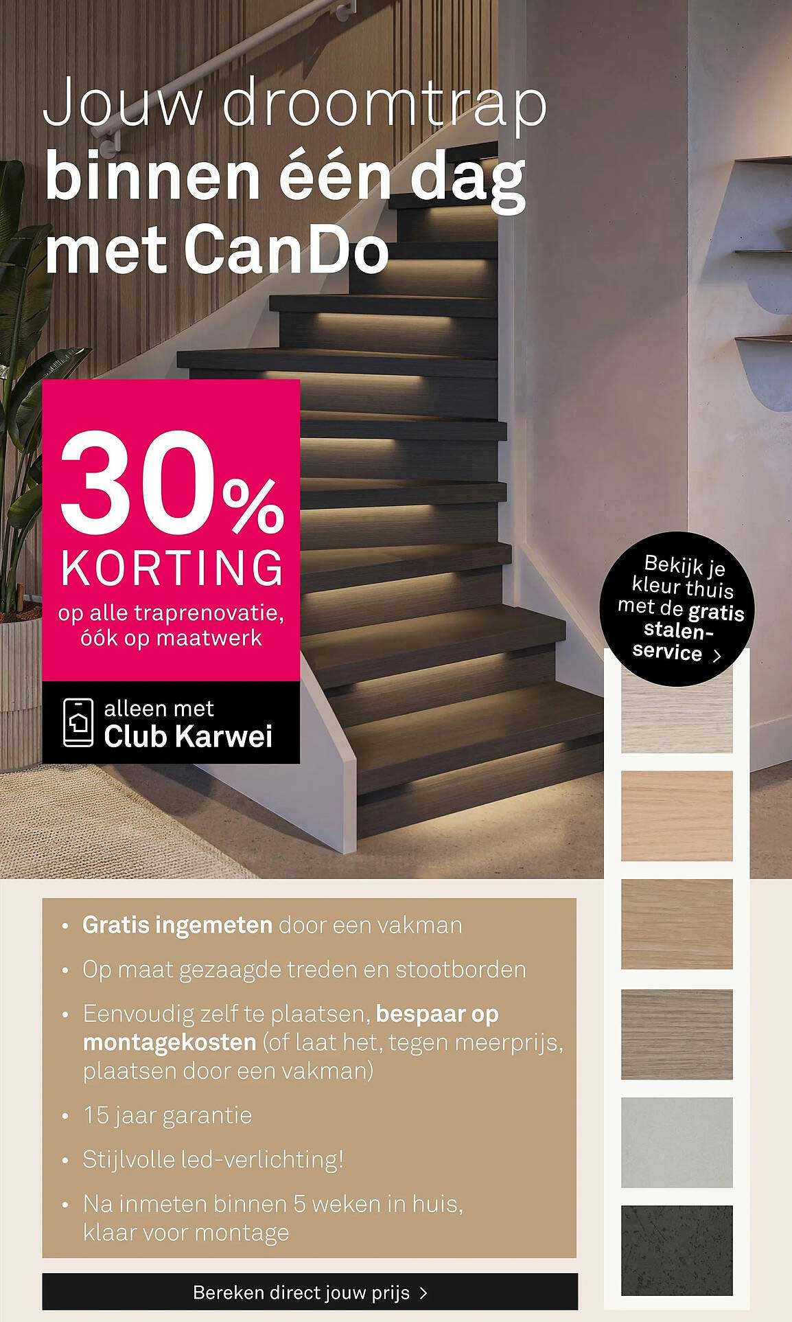 Jouw droomtrap binnen één dag met CanDo