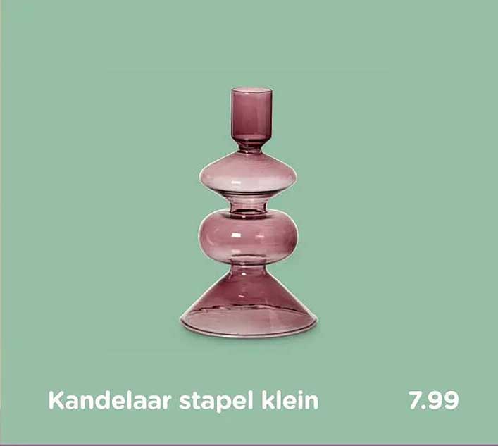 Kandelaar stapel klein