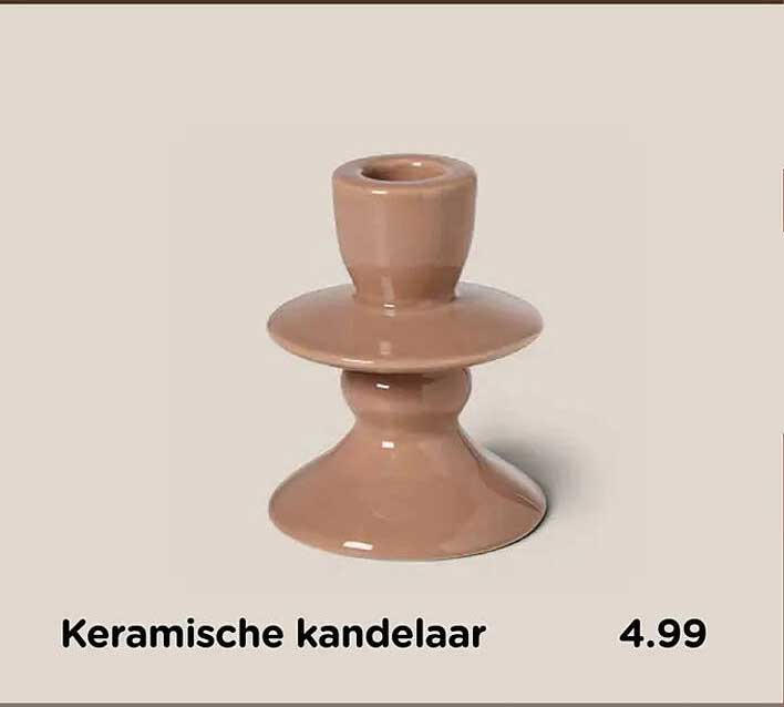 Keramische kandelaar