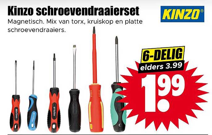 Kinzo schroevendraaierset