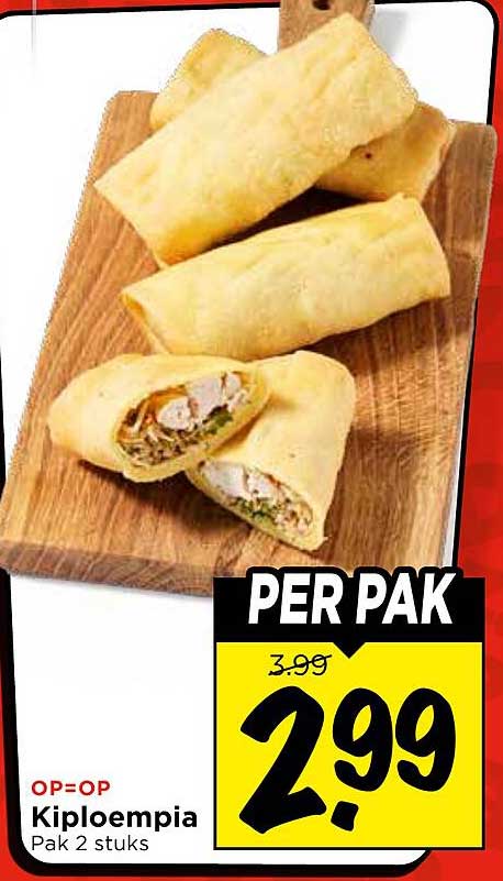 Kiploempia Pak 2 stuks PER PAK