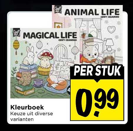 Kleurboek Keuze uit diverse varianten PER STUK