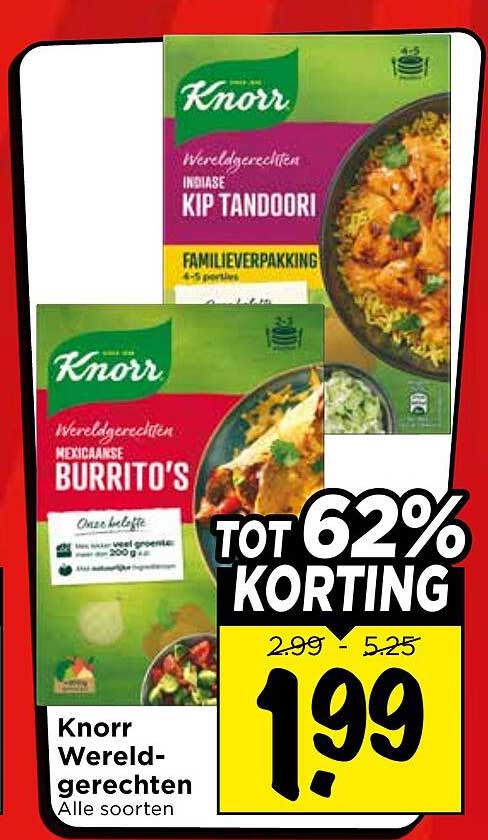Knorr Wereldgerechten Alle soorten