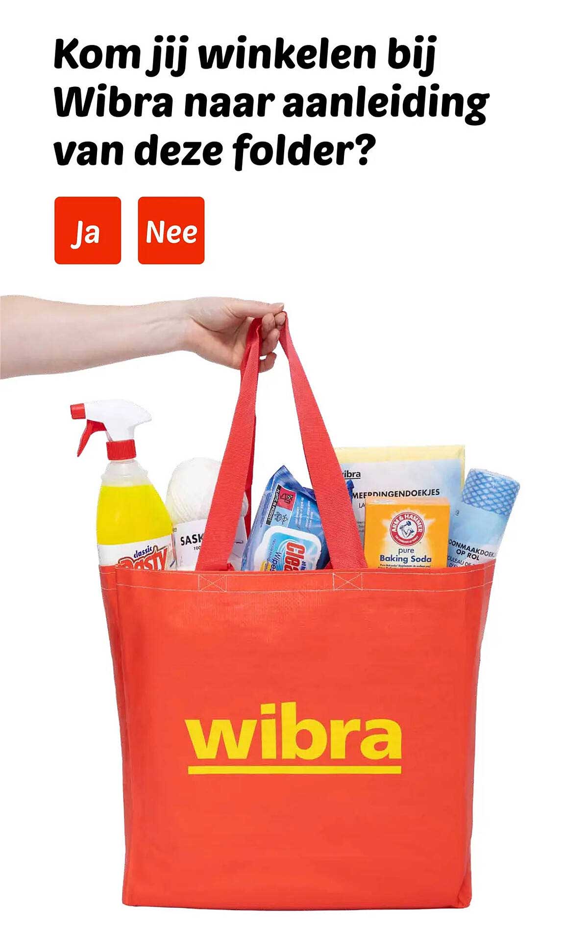 Kom jij winkelen bij Wibra naar aanleiding van deze folder?