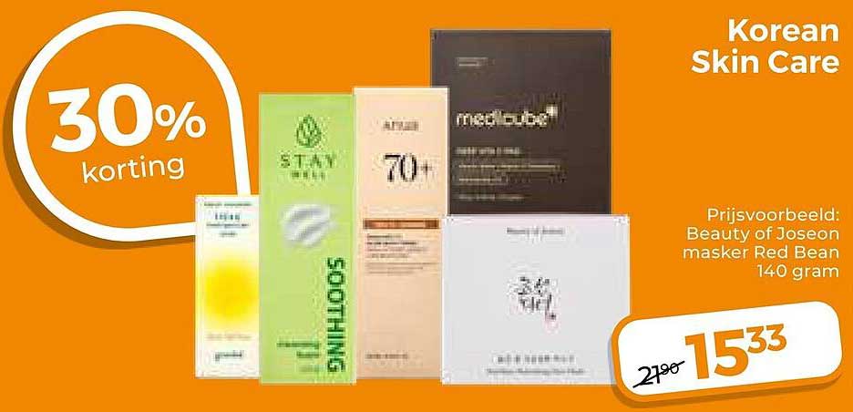 Korean Skin Care 30% korting