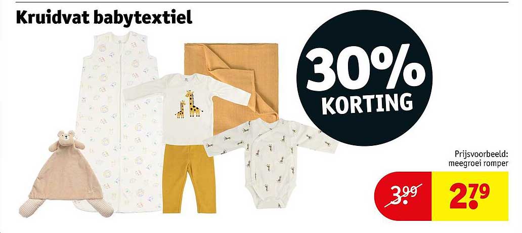 Kruidvat babytextiel