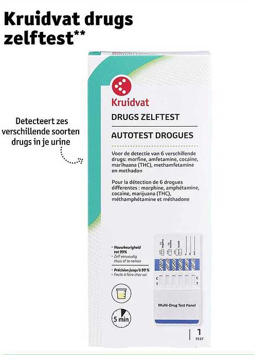 Kruidvat drugs zelftest**