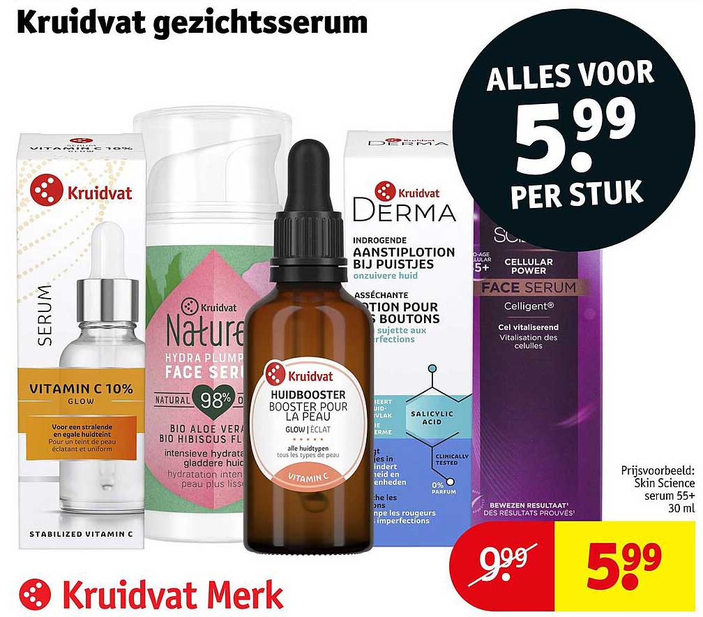 Kruidvat gezichtsserum