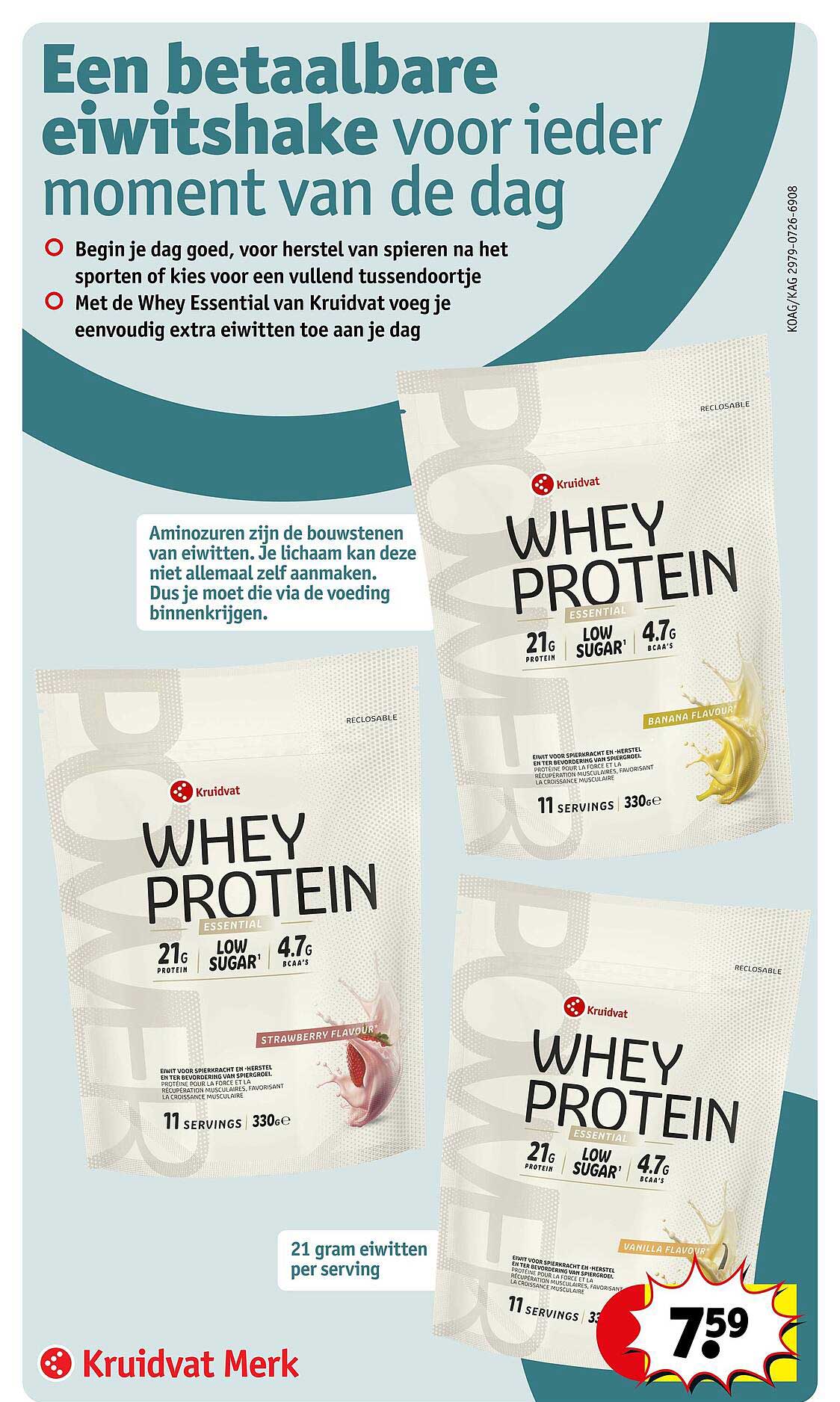 Kruidvat Merk Whey Protein Essential