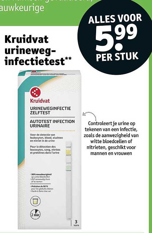 Kruidvat urineweg-infectietest**