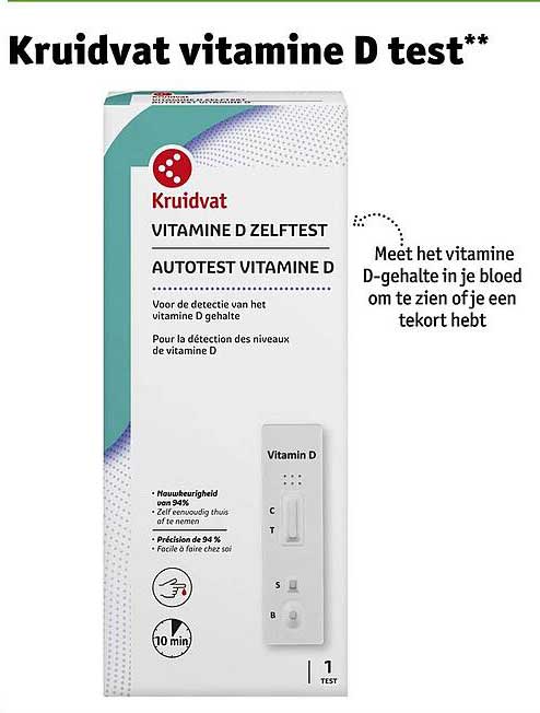 Kruidvat vitamine D test**