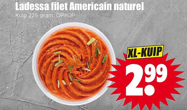 Ladessa filet Americain naturel XL-KUIP