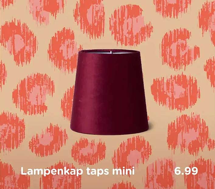Lampenkap taps mini