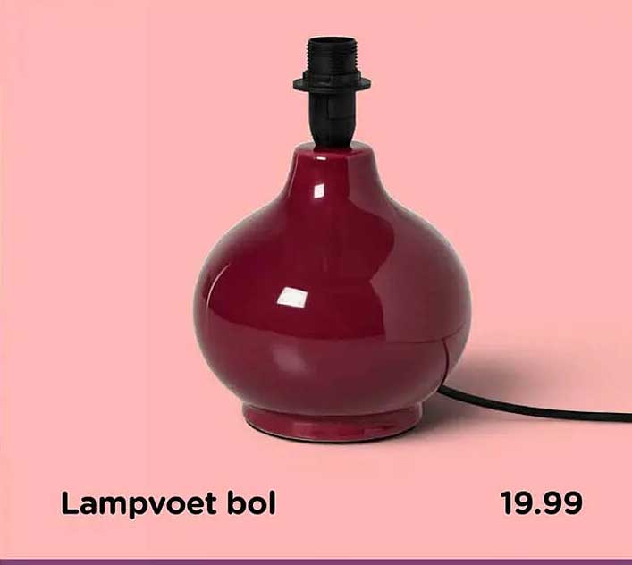Lampvoet bol