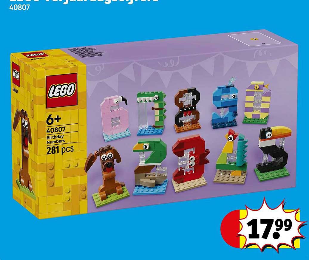 LEGO 40807 Birthday Numbers