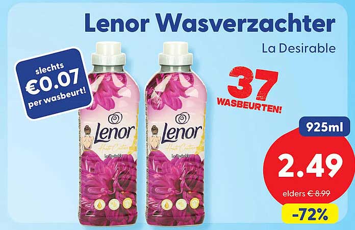 Lenor Wasverzachter La Desirable 925ml