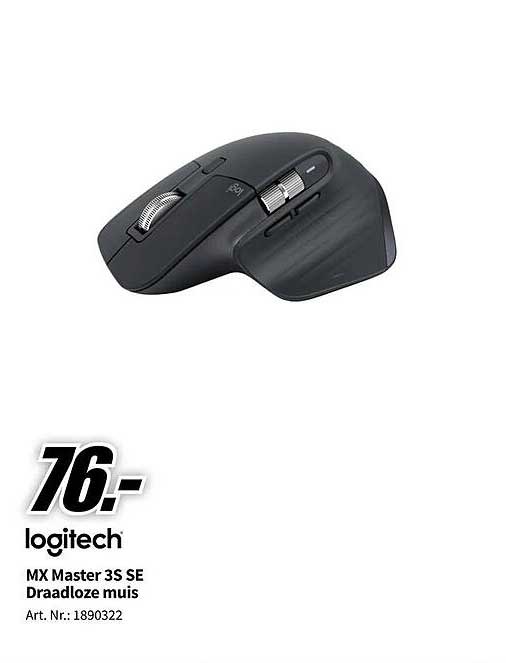 logitech MX Master 3S SE Draadloze muis