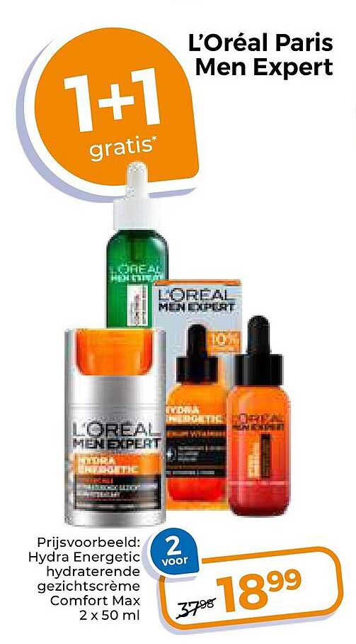 L'Oréal Paris Men Expert 1+1 gratis