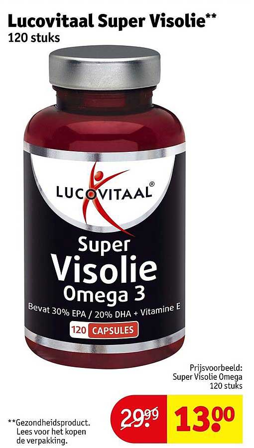 Lucovitaal Super Visolie** 120 stuks