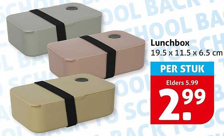 Lunchbox 19.5 x 11.5 x 6.5 cm