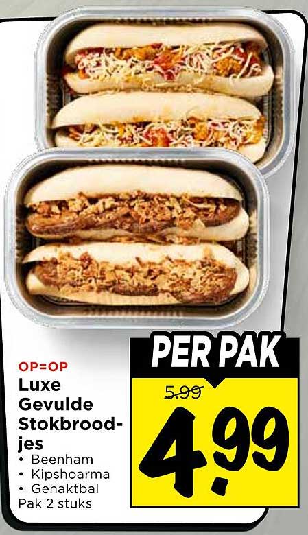 Luxe Gevulde Stokbroodjes