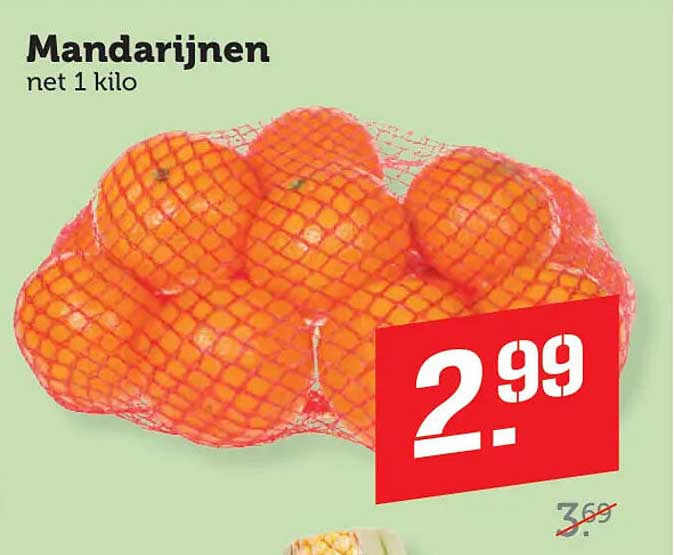 Mandarijnen net 1 kilo