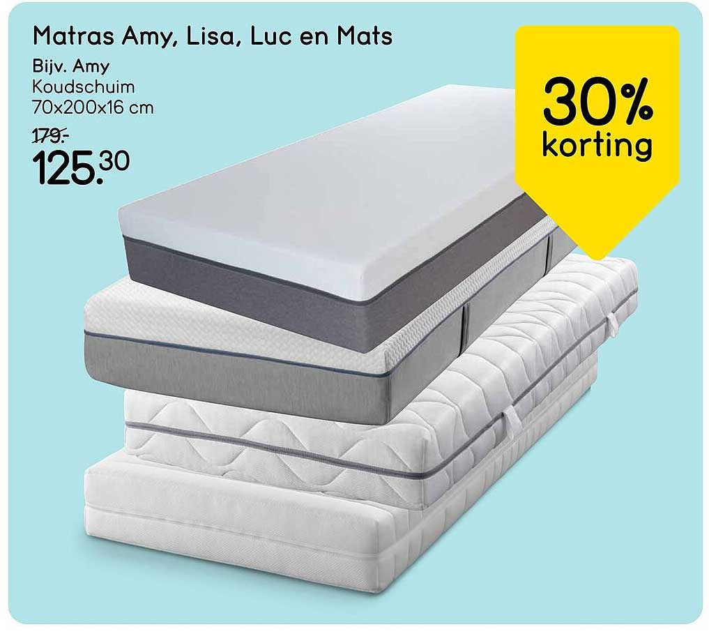 Matras Amy, Lisa, Luc en Mats