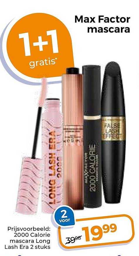 Max Factor mascara 1+1 gratis