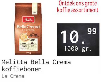Melitta Bella Crema koffiebonen La Crema