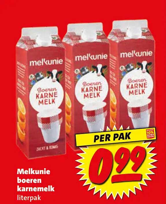 Melkunie boeren karnemelk literpak