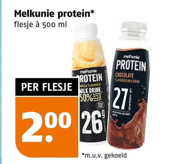 Melkunie protein* flesje à 500 ml