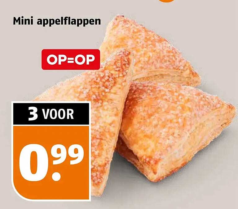 Mini appelflappen OP=OP