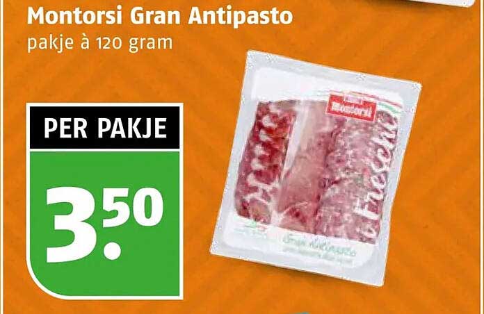 Montorsi Gran Antipasto pakje à 120 gram