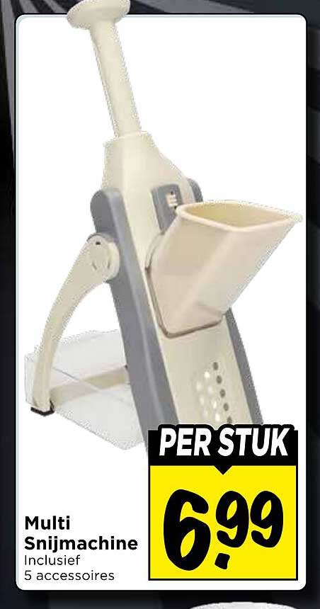 Multi Snijmachine Inclusief 5 accessoires