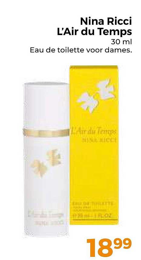 Nina Ricci L’Air du Temps 30 ml Eau de toilette voor dames.