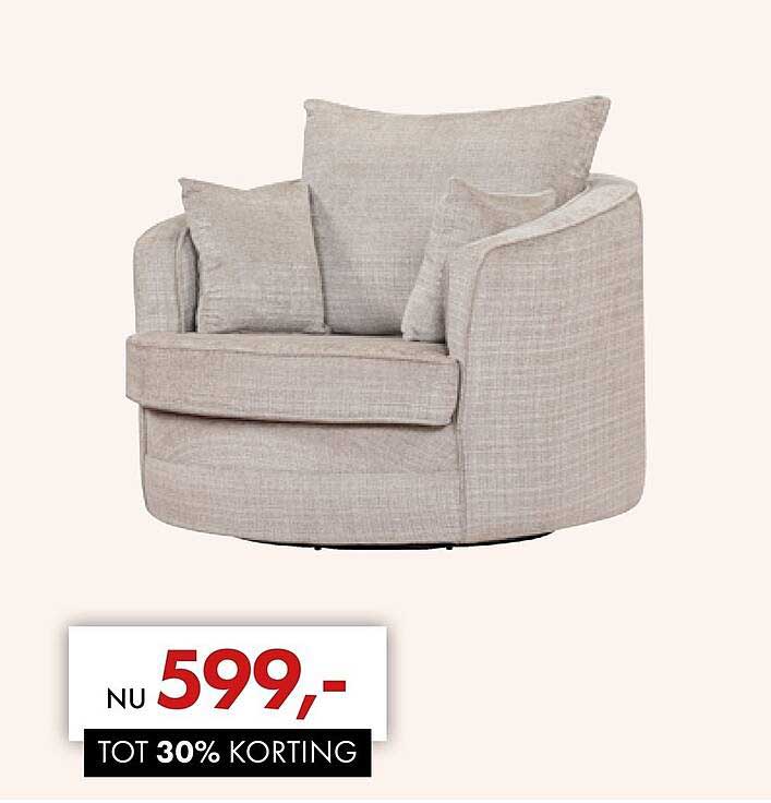 NU 599,- TOT 30% KORTING