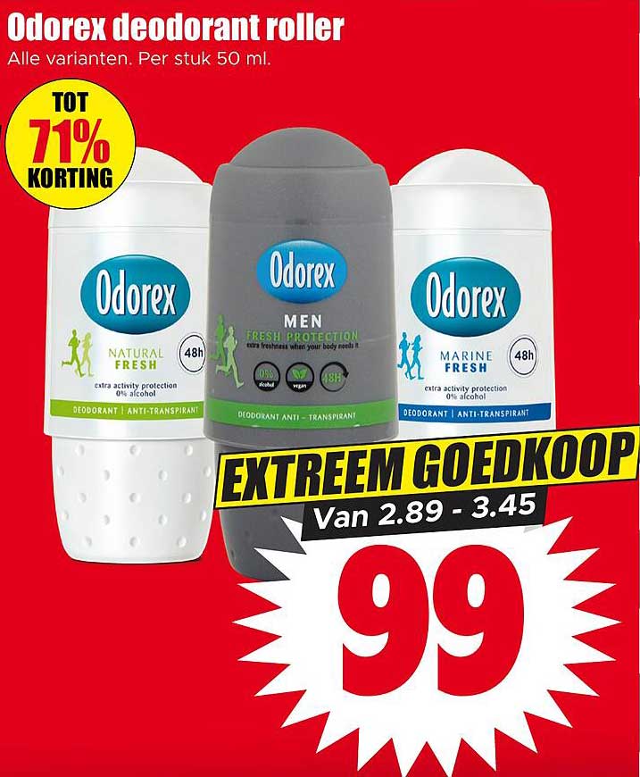 Odorex deodorant roller