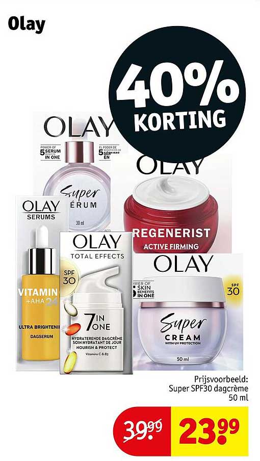 Olay 40% KORTING