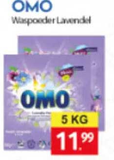 OMO Waspoeder Lavendel 5 KG