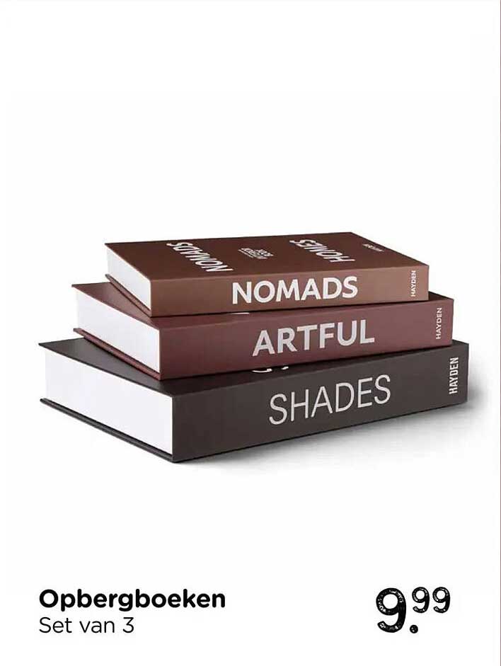 Opbergboeken Set van 3