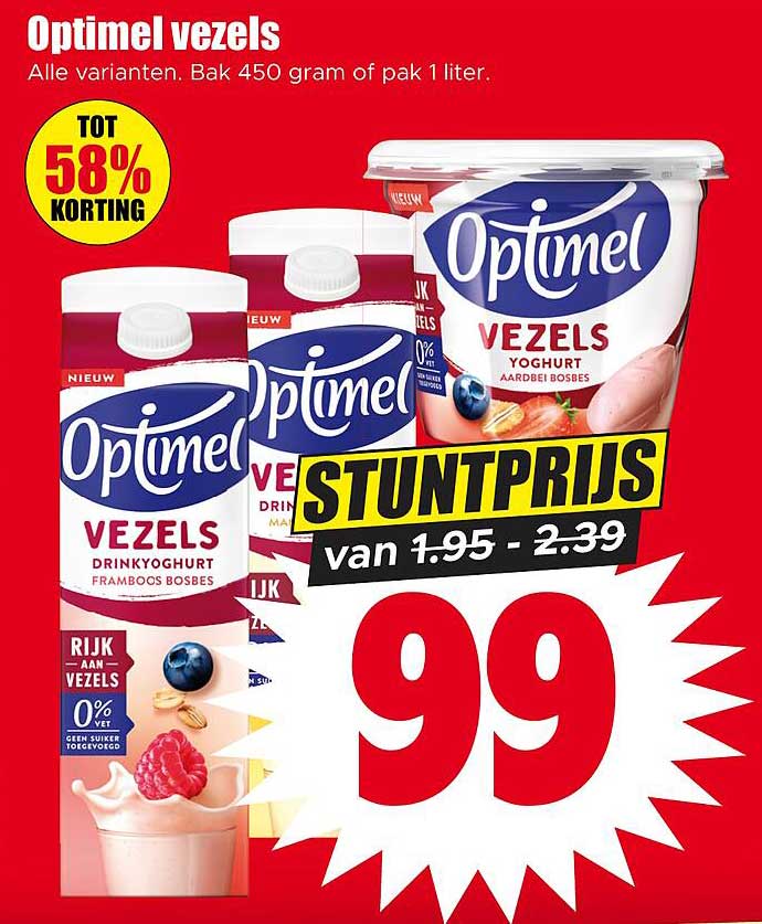 Optimel vezels