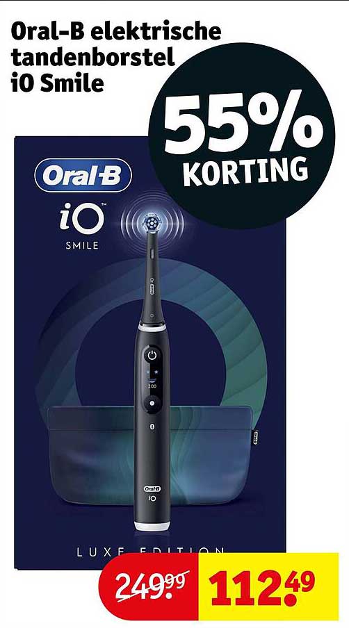 Oral-B elektrische tandenborstel iO Smile 55% KORTING
