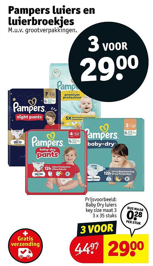 Pampers luiers en luierbroekjes