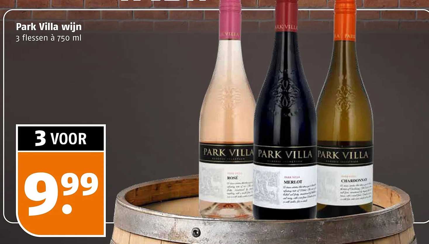 Park Villa wijn 3 flessen à 750 ml